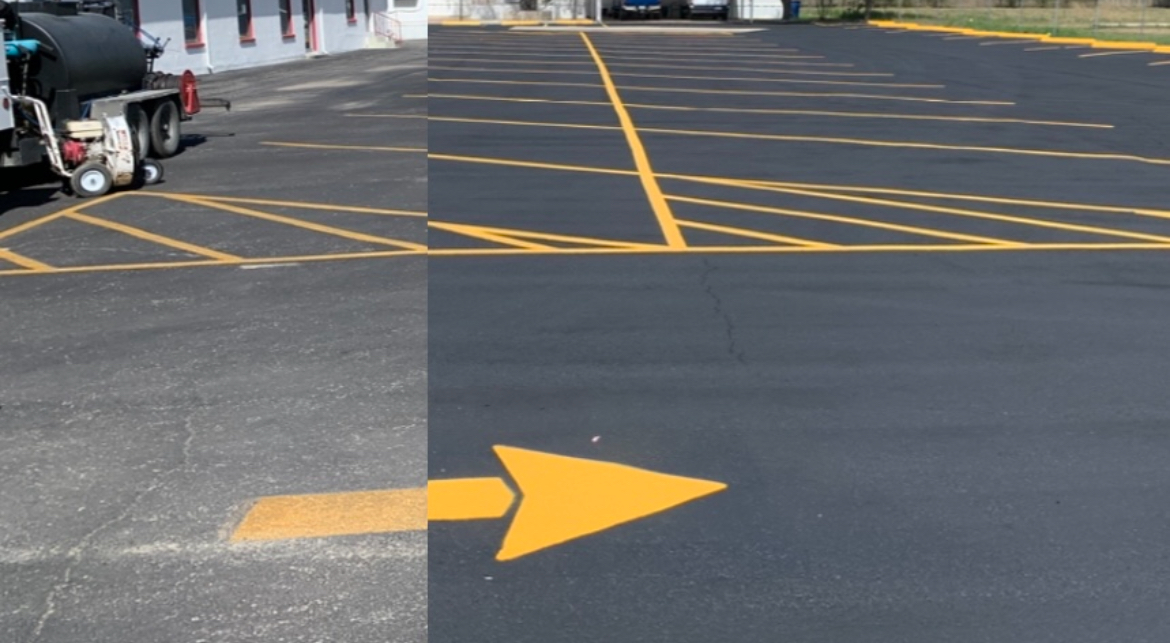 Re-Sealing A Church Parking Lot  Thumbnail